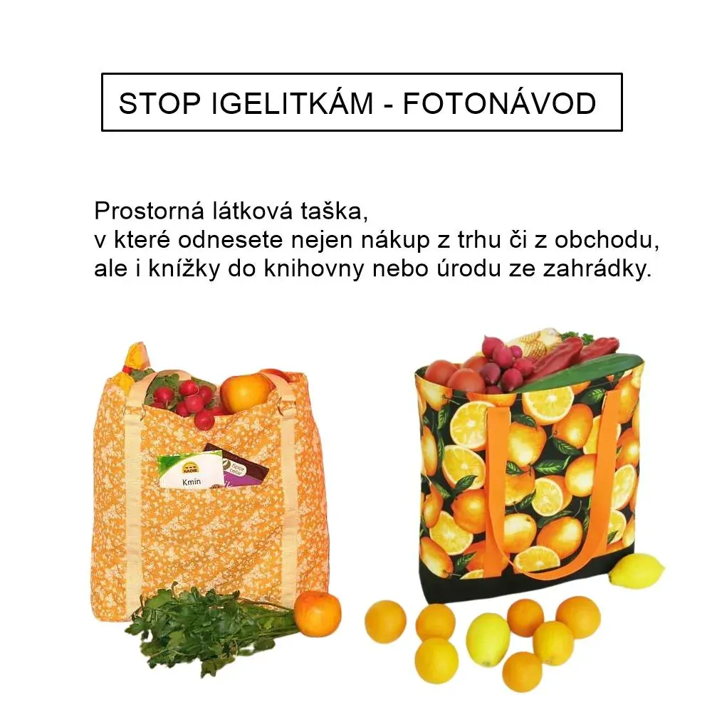 Stop igelitkám - taška do obchodu i na trh