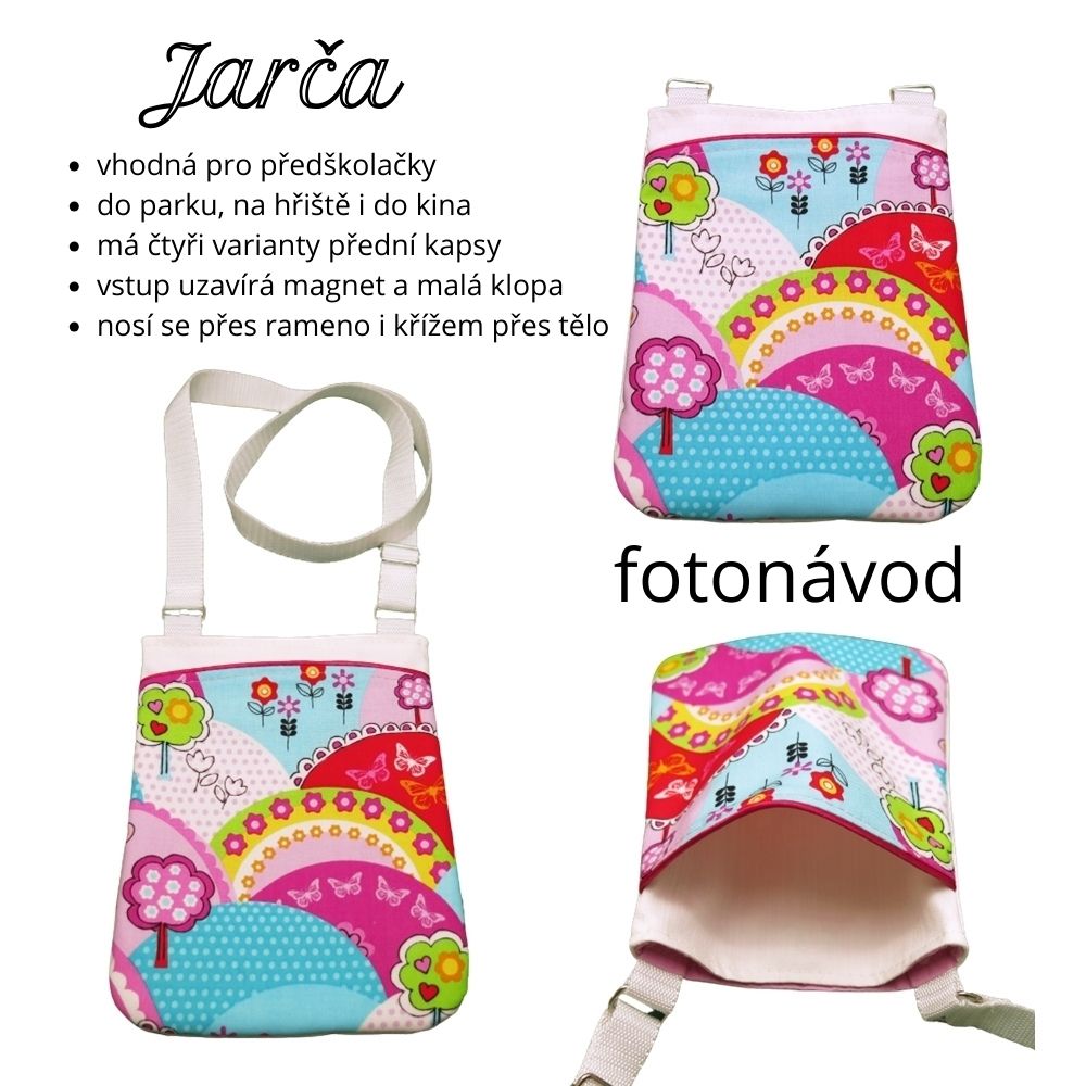 Jarča - dětská kapsička 4x jinak
