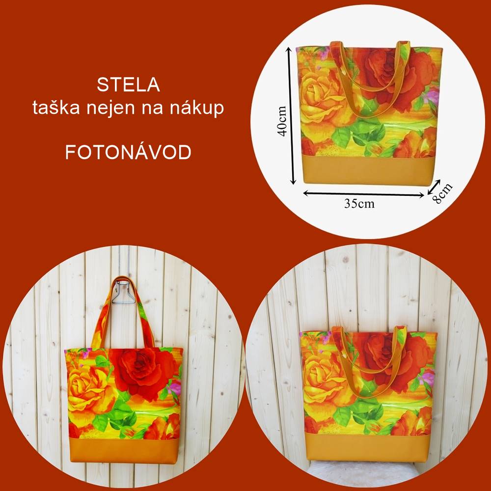  Stop igelitkám - Stela, taška nejen na nákup