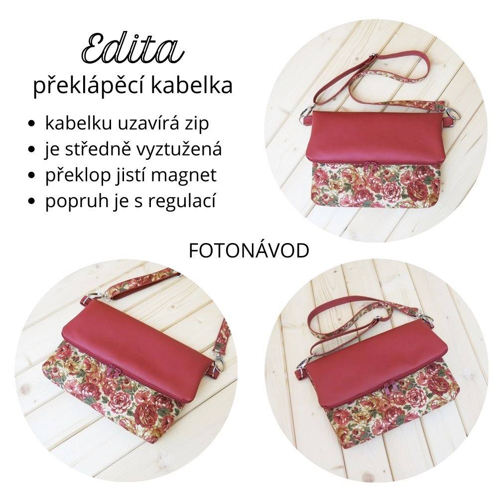   Edita - překlápěcí kabelka