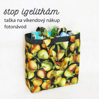 Stop igelitkám - taška pro víkendový nákup